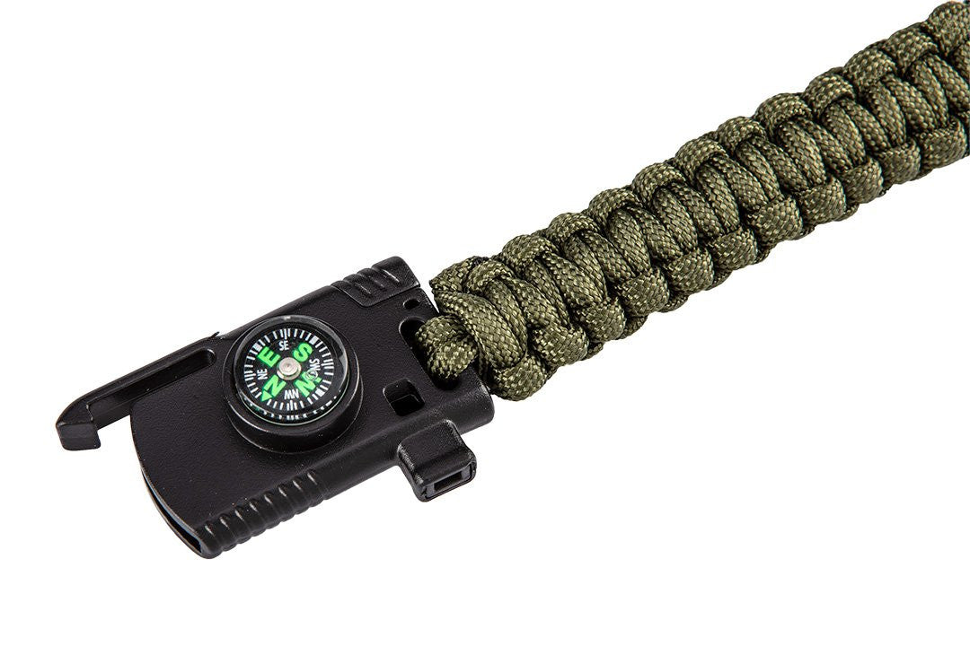 Bransoletka survivalowa 5w1