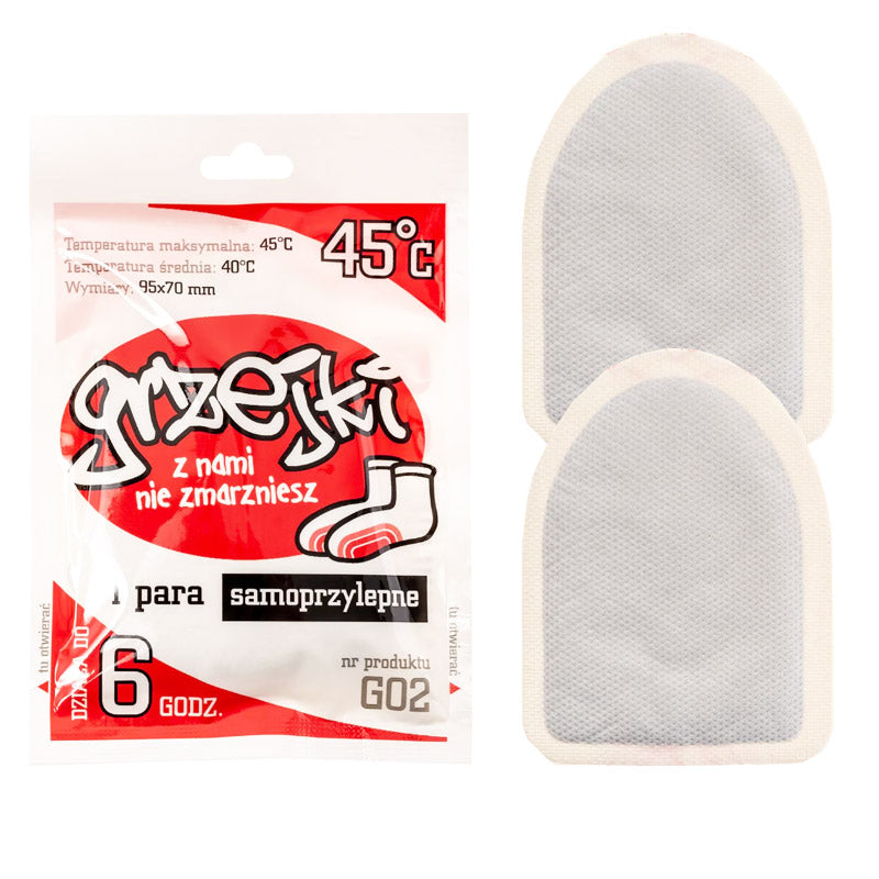 Ogrzewacz chemiczny Grzejki do stóp 1 para