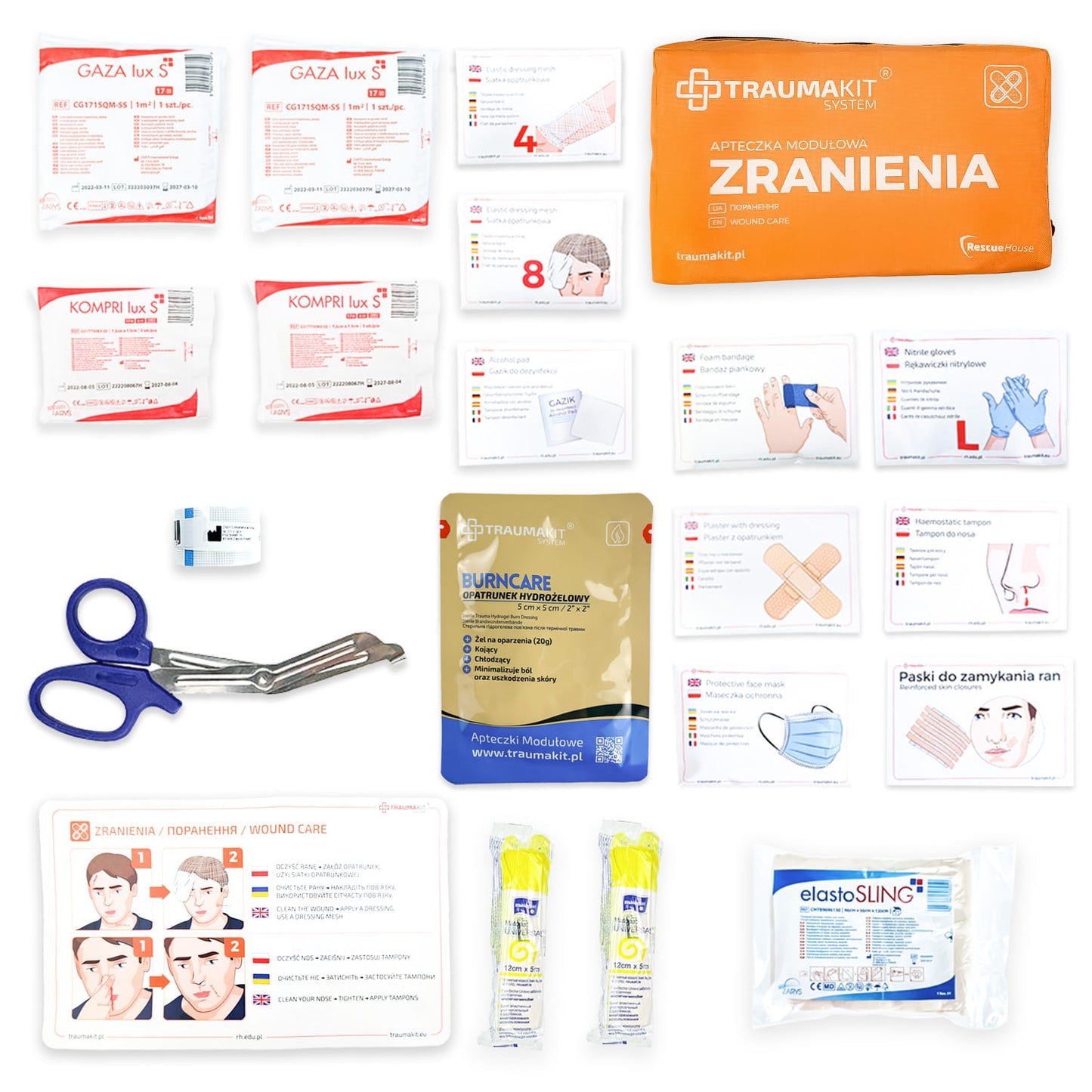 Plecak Ewakuacyjny Zestaw ETK (Evacuation Trauma Kit)