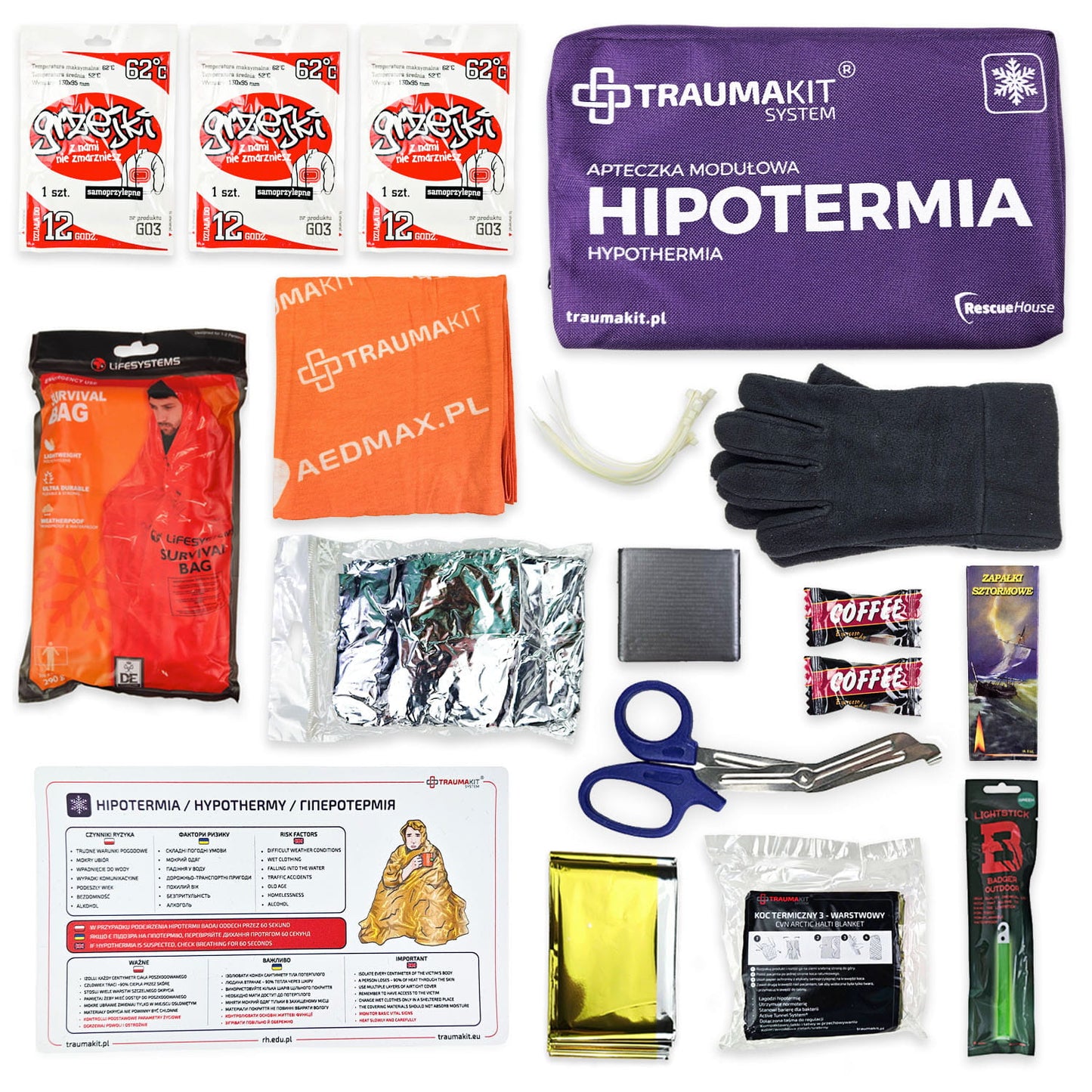 Plecak Ewakuacyjny Zestaw ETK (Evacuation Trauma Kit)
